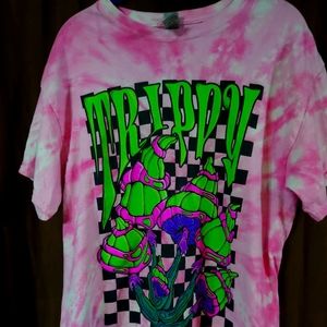 Tie Dye Shroom Trippy Vibes Shirt